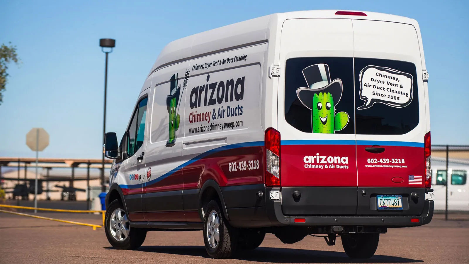 Arizona Chimney & Air Ducts service van